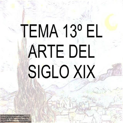 Tema 13º el arte del siglo XIX