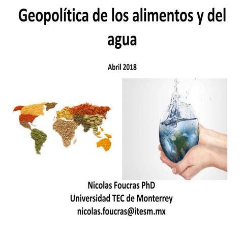 Seguridad alimentaria y acceso al agua