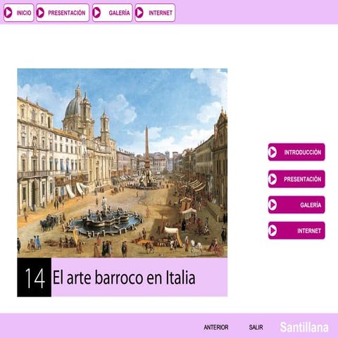 Tema 14: El arte Barroco italiano