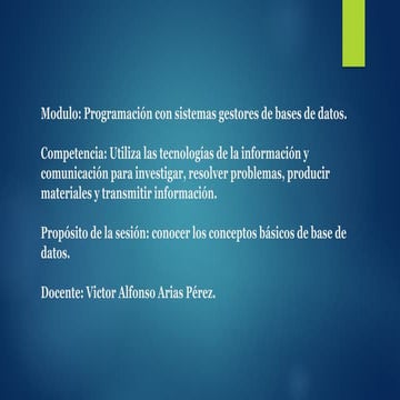 VALIDACIONES EN BASE DE DATOS MYSQL WORKBENCH | PPTX
