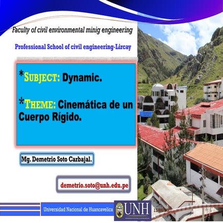 Tema 1  cinemática de un cuerpo rígido