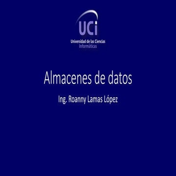 Fundamentos teóricos de los almacenes de datos. Metodologías y herramientas para el desarrollo de almacenes de datos.