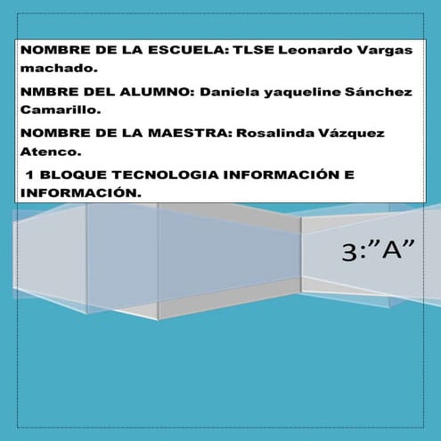 BLOQUE 1 TECNOLOGÍA INFORMACIÓN E INNOVACIÓN  TEMA 1 INNOVACIONES TÉCNICAS AT...