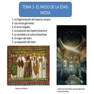 El inicio de la Edad Media 