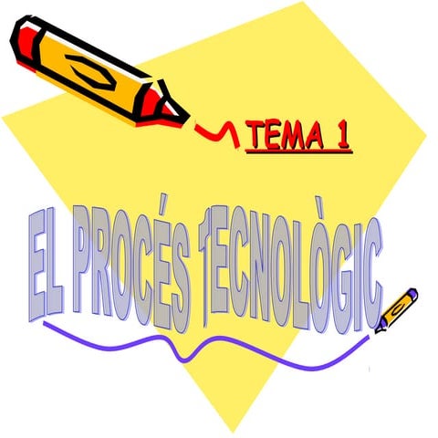 El procés tecnològic. Tecnologies 1r ESO (Casals)