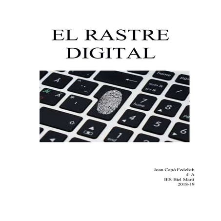 Tema 1 el rastre digital