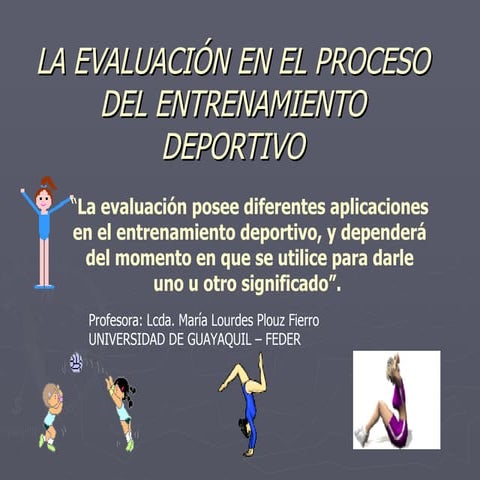 Tema 1= evaluacion entrenamiento deportivo