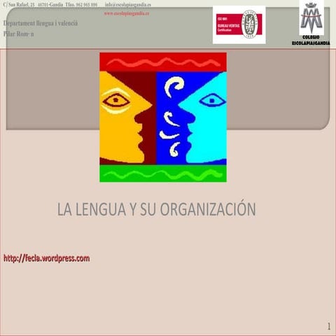  a lengua y su organización