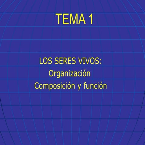 Composicion quimica de los seres vivos | PPT