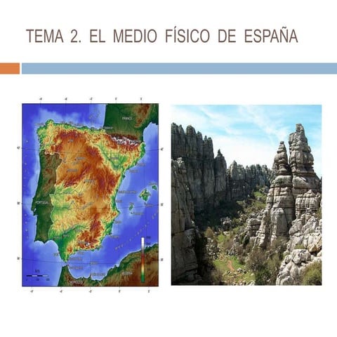 Tema  2. El medio físico de españa