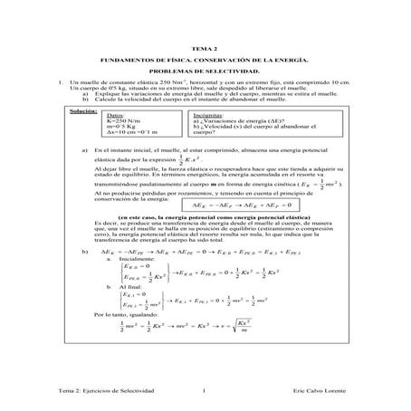 Tema2.2ºbachillerato.física.ejercicios selectividad resueltos