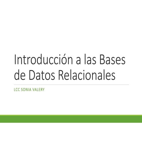 Tema2 bases dedatosrelacional