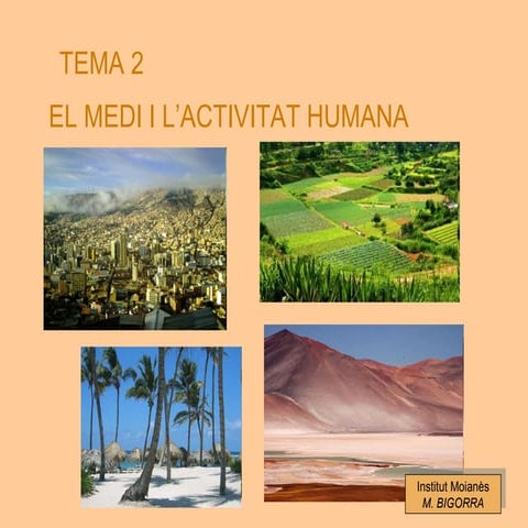 Tema 2.el medi i l'activitat humana | PDF