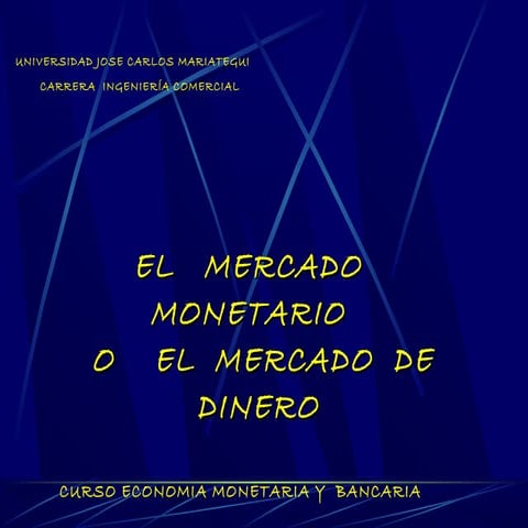 Tema 2    el mercado de dinero - 2014-i