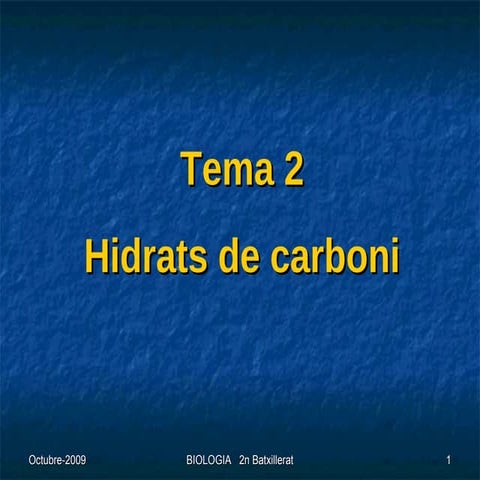Hidrats de Carboni