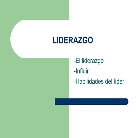 Tema 2 - liderazgo
