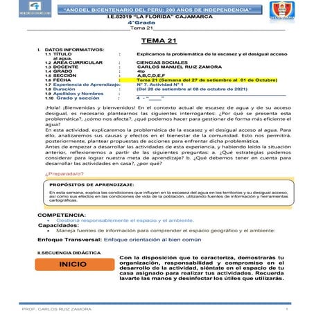 Tema 21 | PDF
