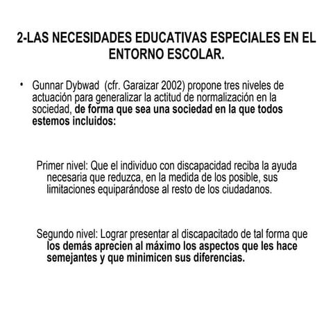 Discapacidad  y educación