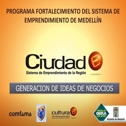 Tema # 2 cómo generar ideas.