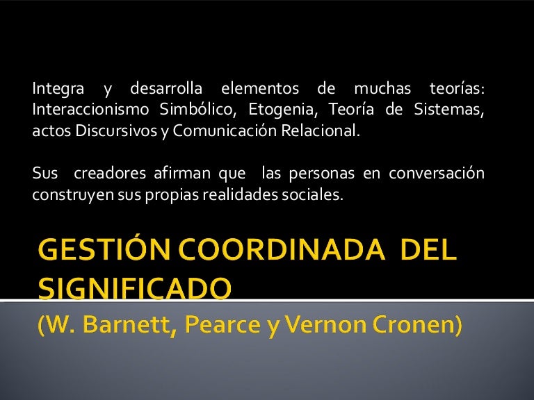 Teoria de la gestion coordinada del significado
