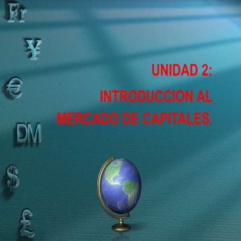 Mercado de capitales | PPTX