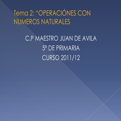 Esquema tema 2 | PPT
