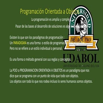 Programacion Orientada a Objetos con c++