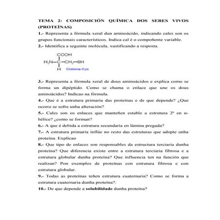 Tema 2  proteínas