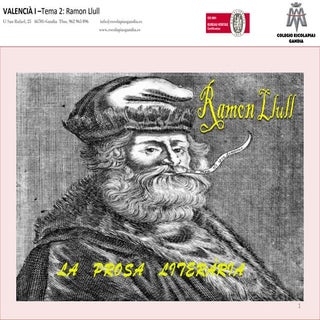 Tema 2 ramon llull