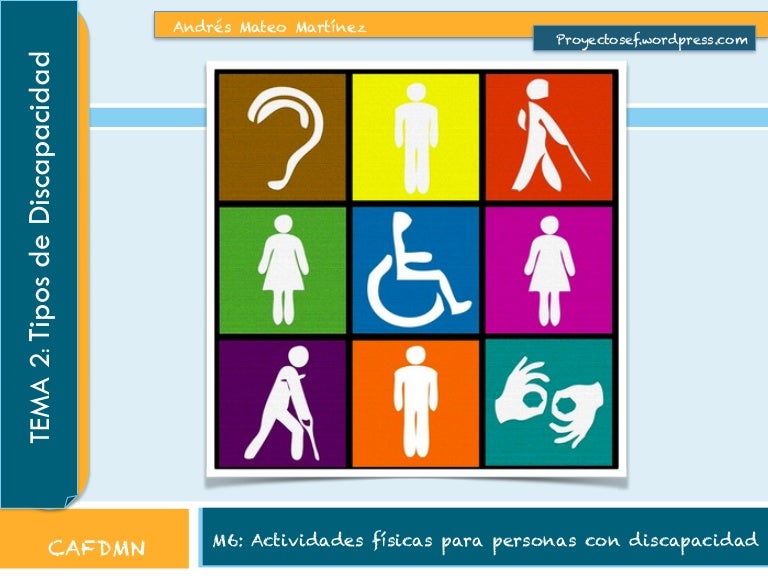 Tipos de discapacidad