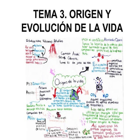 Tema 3 - El origen de la vida | PPT
