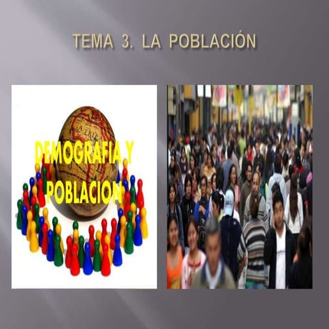 Tema 3. La población