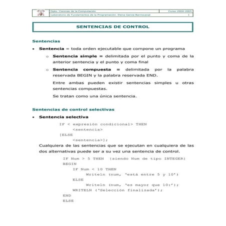 Estructuras de control PDF