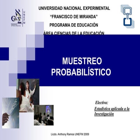 Tema 3.2 muestreo probabilistico