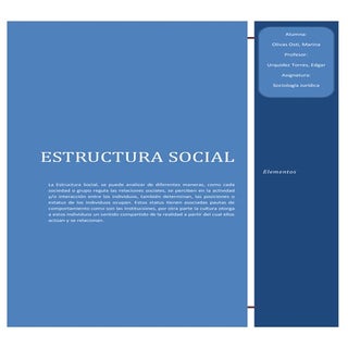 Tema 3.  estructura social y sus el...