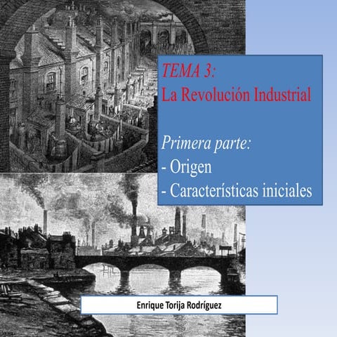 Tema 3 - Revolución Industrial (I)