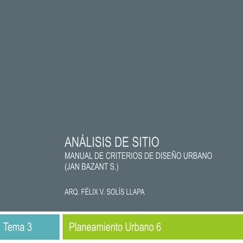 Tema 3 (analisis de sitio)
