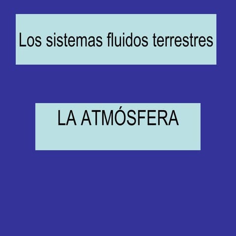 Tema 4  Atmósfera