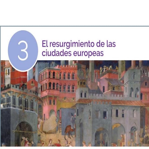 Las ciuades en la edad media para 2º ESO