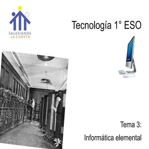 Tema Informática 1º E.S.O | PPT