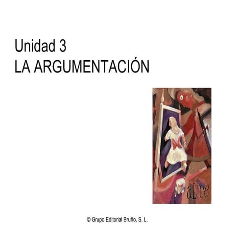 Tema 3 la argumentación