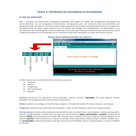 El IDE de Arduino | PDF