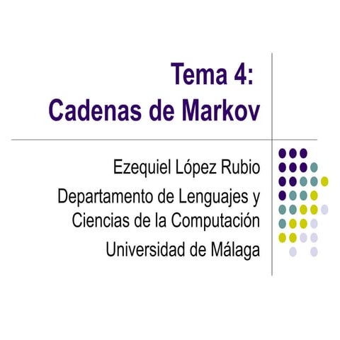 Cadenas de Markov