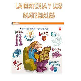 Tema 4. la materia y los materiales.