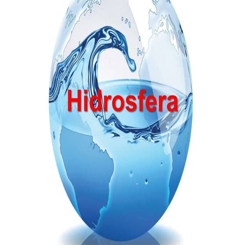 Tema 4. A hidrosfera