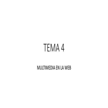 MULTIMEDIA EN LA WEB.pptx Hecho por David García Abad | PPTX