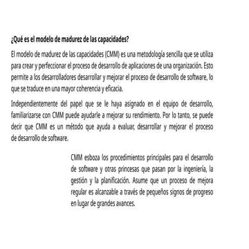 Modelo de Capacidad de Madurez del Software