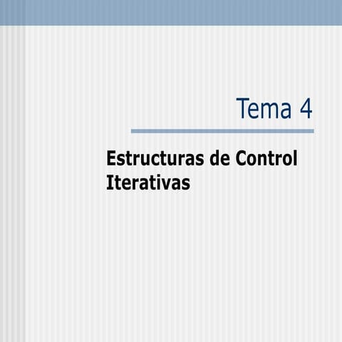 Tema 4   iterativas