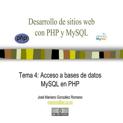 desarrolo de sitios web php y mysql