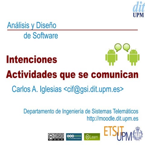 Tema 4.6 Intenciones